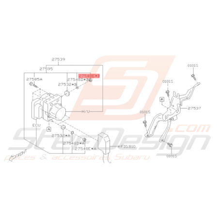 Écrou Origine Subaru BRZ 2013 - 201936386