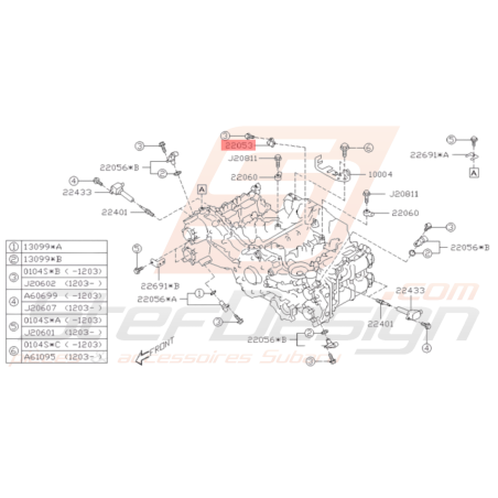 Capteur Vilebrequin Origine Subaru BRZ 2017 - 201936398