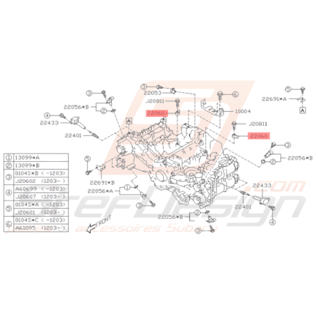 Capteur Cliquetis Origine Subaru BRZ 2013 - 201936401
