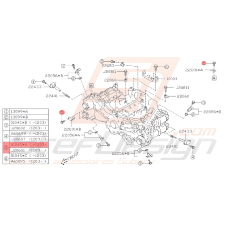 Boulon Origine Subaru GT WRX STI BRZ GT 86 Forester Turbo36410 Boulon Origine Subaru GT WRX STI BRZ GT 86 Forester Turbo36410