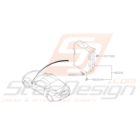 Schéma Boites à Fusibles Origine Subaru BRZ 2013 - 201936496