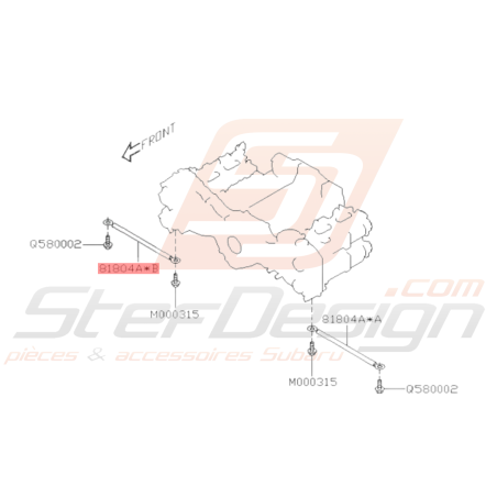 Tresse de Masse Origine Subaru BRZ 2013 - 201936505