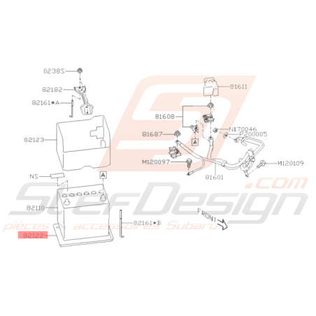 Plateau Batterie Origine Subaru BRZ 2013 - 201936521