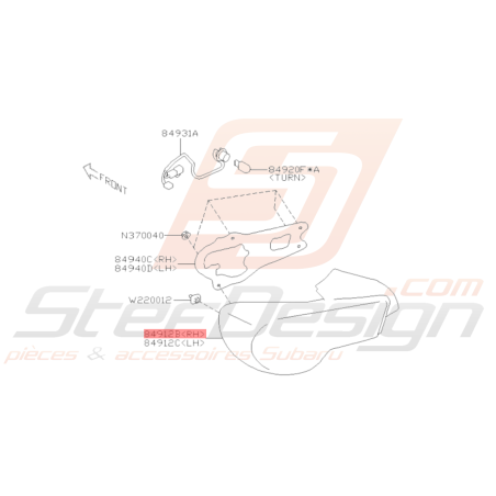 Feu Arrière Origine Subaru BRZ 2013 - 201636572