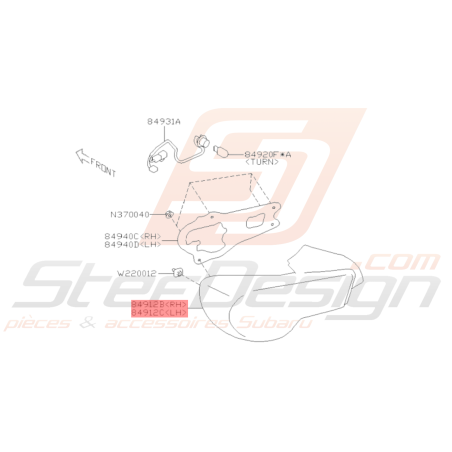 Feu Arrière Origine Subaru BRZ 2017 - 201936574