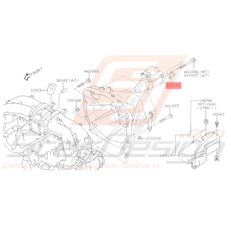 Fixation Faisceau de Batterie Origine Subaru BRZ 2013 - 201936597