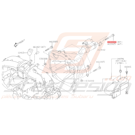 Vis supérieure Fixation Boite de Vitesse Subaru WRX 02/09-10 STI 10-19 BRZ 13-1936598