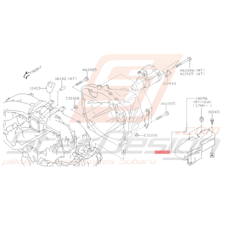 Protecteur Collecteur d'Admission Origine Subaru BRZ 2013 - 201936603