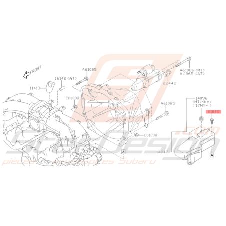 Vis Origine Subaru WRX STI 04/2009 - 2010 BRZ 2013 - 201936604