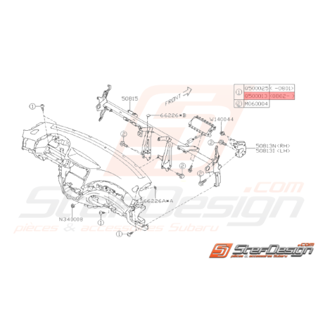 Vis Taraudeuse Origine Subaru WRX STI 02/2008 - 2014 et BRZ36664