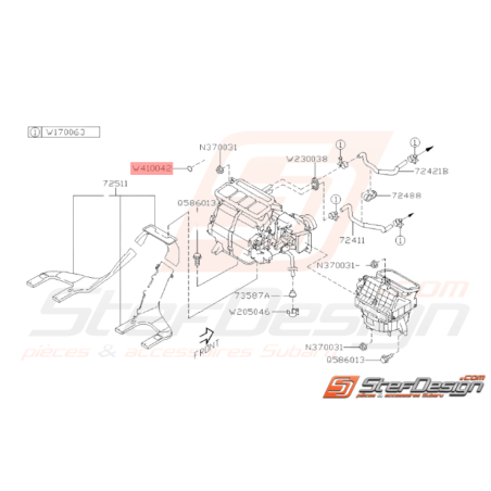 Bouchon Origine Subaru WRX STI 2008 - 201436668