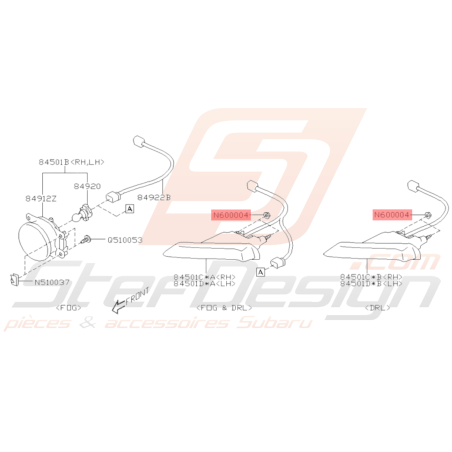 Écrou Origine Subaru GT 93 - 12/94 WRX STI 02 - 07 BRZ 13 - 1636708