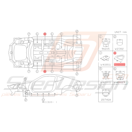 Bouchon Origine Subaru BRZ 2013 - 201936767