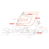 Vis de fixation d'enrouleur de ceinture avant SUBARU STI 07/12/13 - 14  XV 15 BRZ 13-1936802