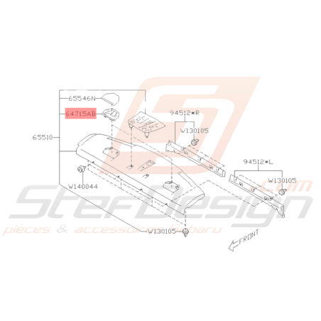 Cache de Plage Arrière Origine Subaru BRZ 2013 - 201936853