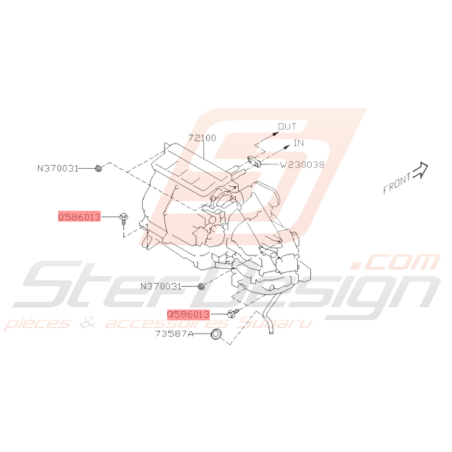 Vis Taraudeuse Origine Subaru GT WRX STI BRZ36875