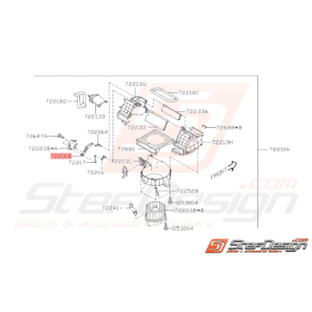 Levier B Origine Subaru WRX STI 2008 - 201436904