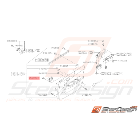 Vis Taraudeuse Origine Subaru WRX STI 2005 - 201437010