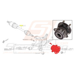 Moyeu de roue arrière pour...