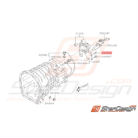 Vis fixation de couvercle de pompe a huile boite 6 vitesses STI 01-1437077