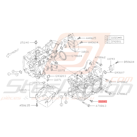Vis Origine Subaru GT WRX STI BRZ37113