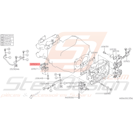 Joint de came variable échappement Droit Origine Subaru STI 08 - 1937127