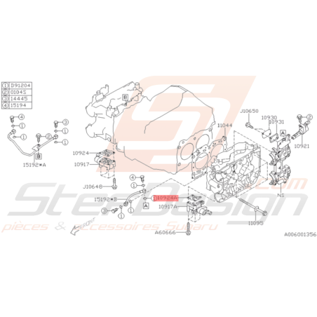 Joint de came variable échappement gauche Origine Subaru STI 08-1937131