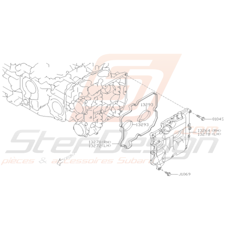 Schéma Cache Soupapes Origine Subaru STI 2015 - 201937184