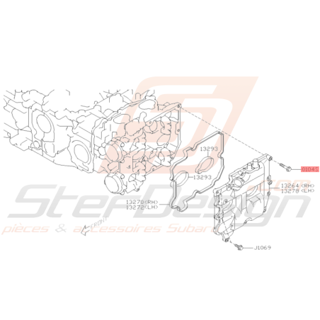 Vis de Couvre Culasse Origine Subaru WRX STI 02/2009 - 201937186