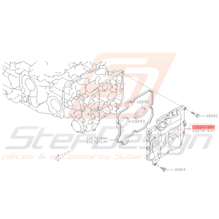 Couvres culasses Origine Subaru WRX STI 06-19 FORESTER 05-0737196