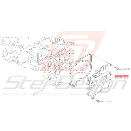 Couvres culasses Origine Subaru WRX STI 2006 - 201937196