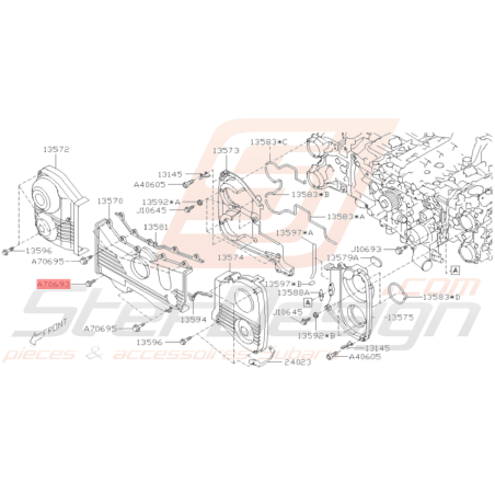 Vis de fixation Carter Distribution Origine Subaru GT 93-00 WRX 01-10 STI 01-19 FORESTER 97-02/05-0737203