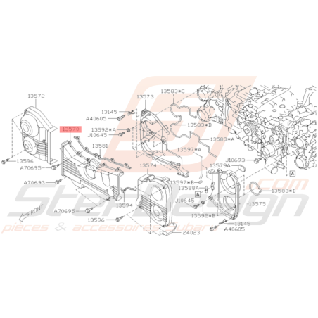 Carter de distribution central pour GT 93-00 WRX/STI 01-1937205