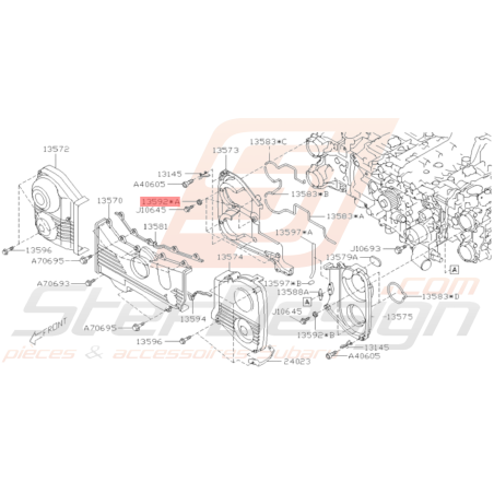 Support Carter Distribution Origine Subaru GT 93-00 WRX STI 01-19 FORESTER 97-02/05-0737210