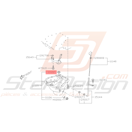 Joint Carter D'huile Origine Subaru STI 2015 - 201937236