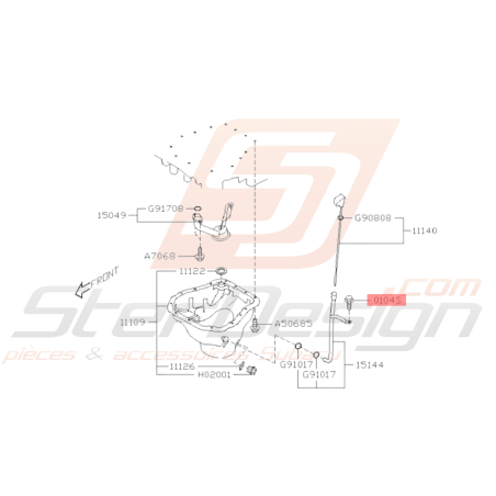Boulon Origine Subaru GT WRX STI BRZ GT 8637240