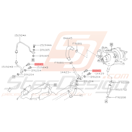 Boulon Origine Subaru GT WRX STI BRZ GT 8637289