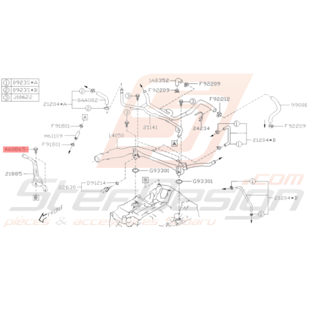 Vis origine Subaru GT WRX STI37303