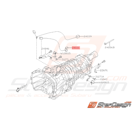 Faisceau BV Avec DCCD Origine Subaru STI 2008 - 201437368