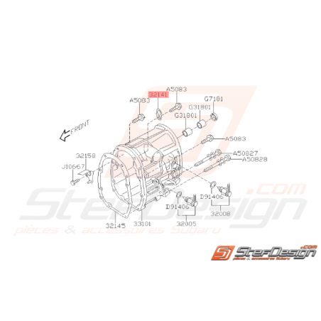 Crochet Origine Subaru WRX 31/03/06-10 FORESTER 05-0737377