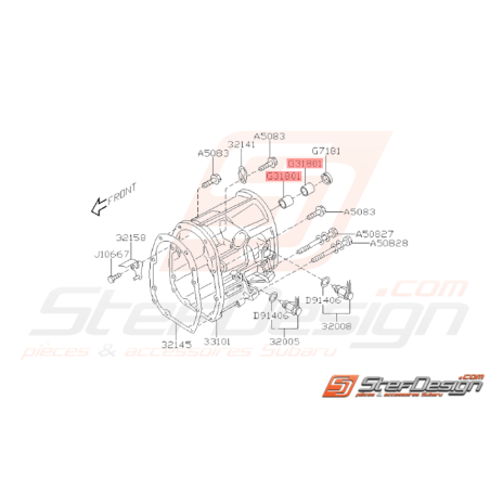 Roulement Boite Origine Subaru GT 99-00 WRX 01-10 FORESTER 05-0737378