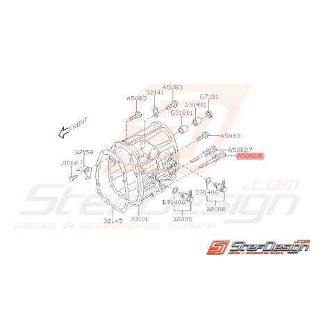 Vis Rondelle Boite Transfert Origine Subaru GT 98-00 WRX 01-1037381