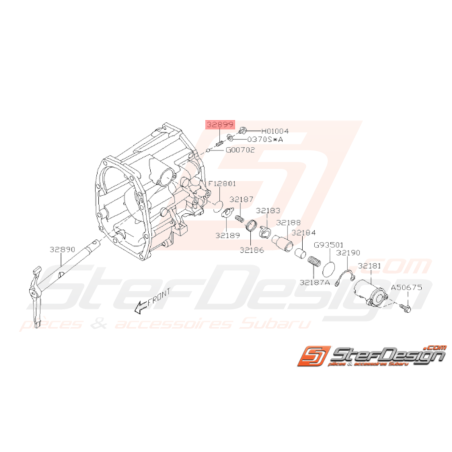 Ressort Axe fourchette marche arrière Origine Subaru WRX 07/04 - 1037424