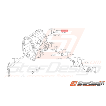 Bouchon Système Fourchette Origine Subaru GT 93-98 WRX 01-1037425