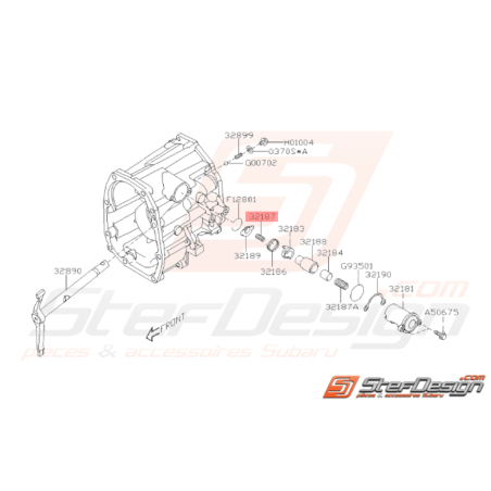 Ressort Origine Subaru WRX 08-10 STI 05/11/11-14 FORESTER 05-0737428
