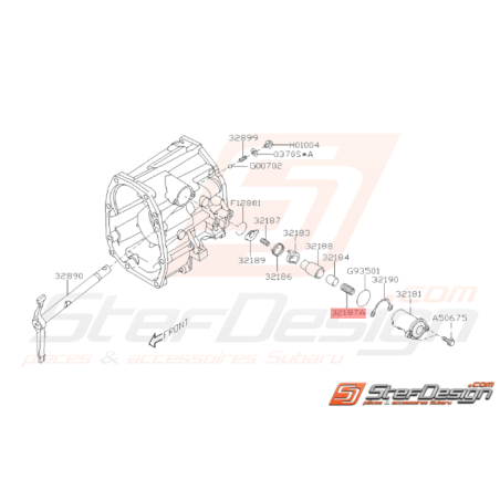 Ressort Origine Subaru WRX 2008 - 201037434