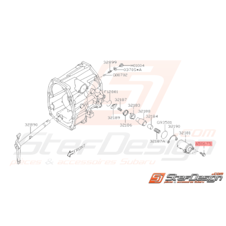 Vis Système fourchette Origine Subaru GT 93-98 WRX 01-10 FORESTER 05-0737437