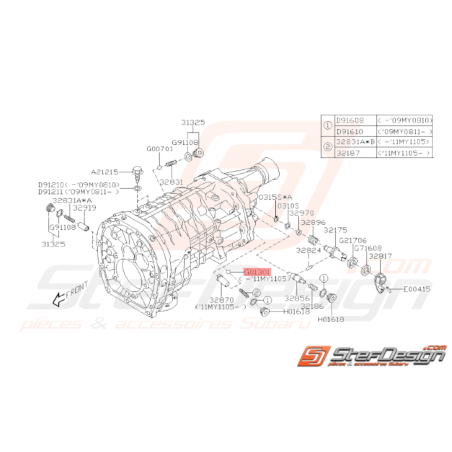 Bille Origine Subaru STI 2004 - 05/11/201137480