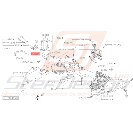 Solénoïde Origine Subaru WRX 2006 - 2010 STI 2006 - 201937492