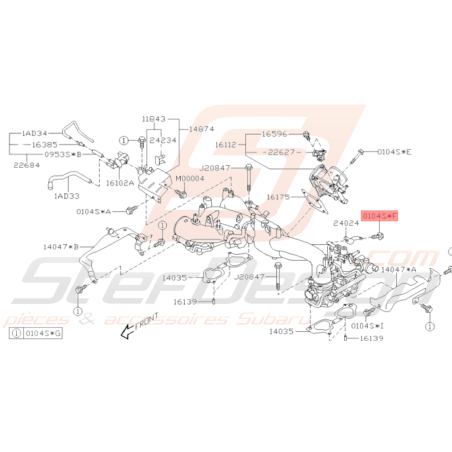 Vis Origine Subaru GT WRX STI37508